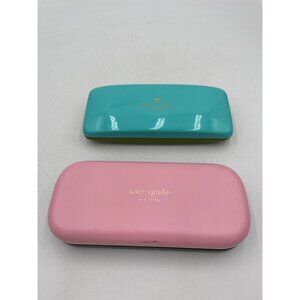 Kate Spade Eyeglass Cases Lot of 2 SO HAPPY TO SEE YOU